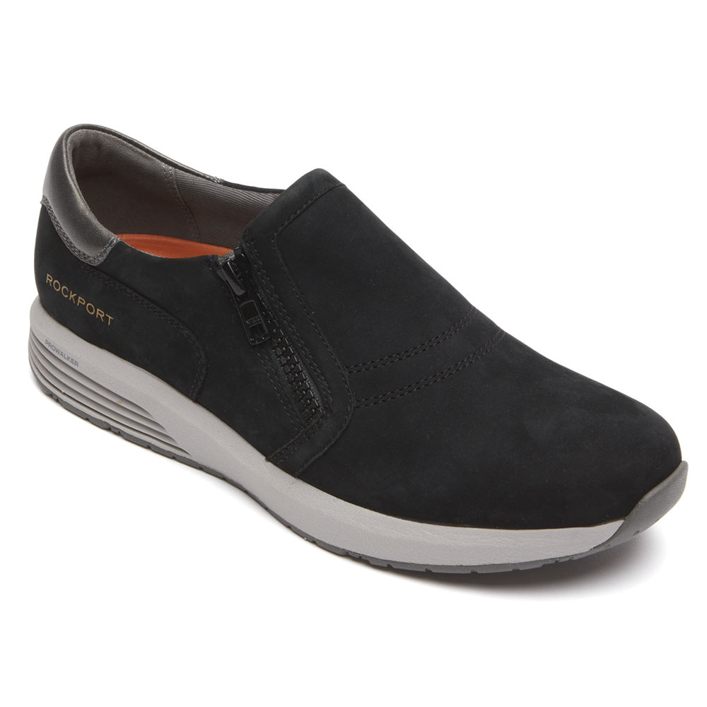 Rockport Womens Trustride ProWalker Slip-On - Sneakers Black - UJN760542